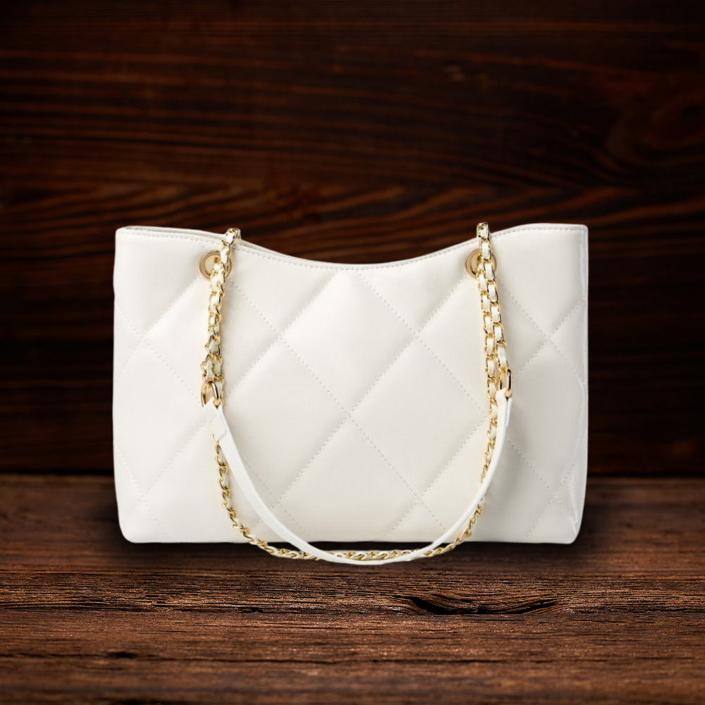 BERK | Diamantgesteppte Tote Bag mit Kettenriemen