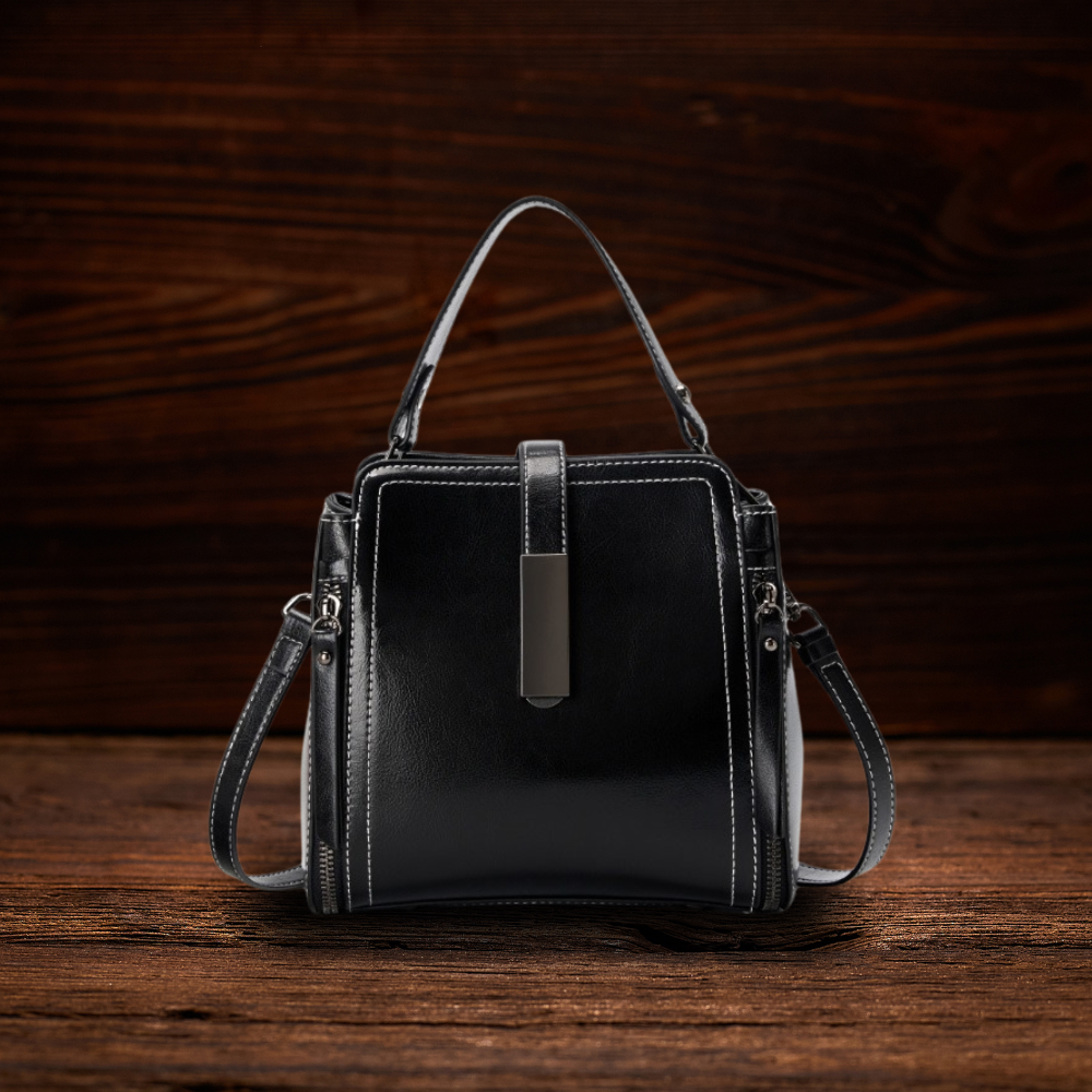 BERK | Retro Handgefertigte Leder-Zwei-Wege-Tasche