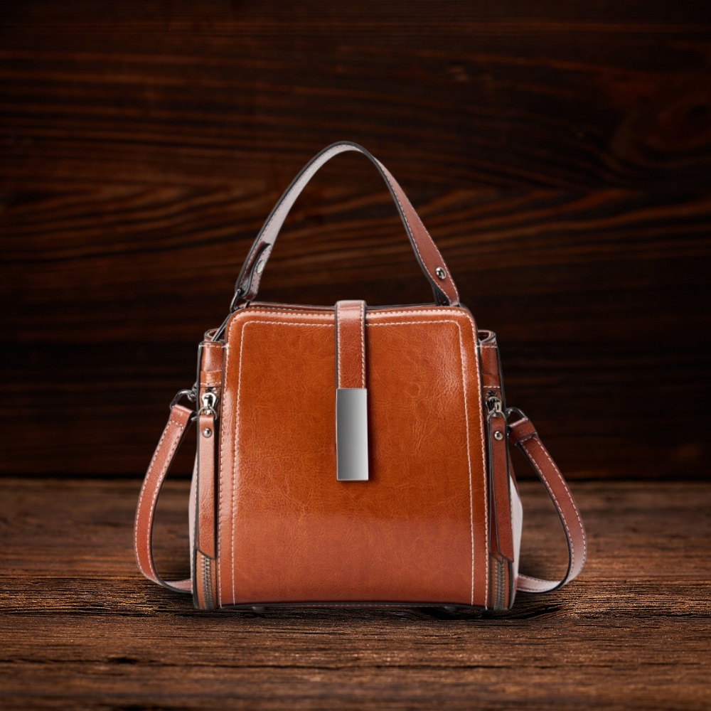 BERK | Retro Handgefertigte Leder-Zwei-Wege-Tasche