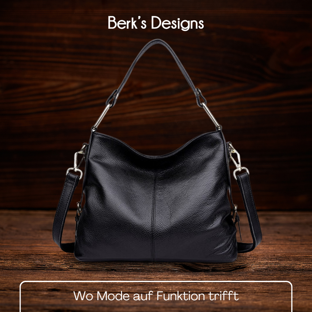 BERK | Echtes Leder Mode Umhängetasche