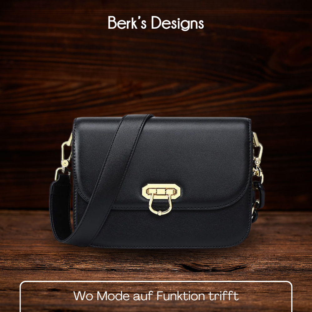 BERK | Kompakte Leder Crossbody Minitasche