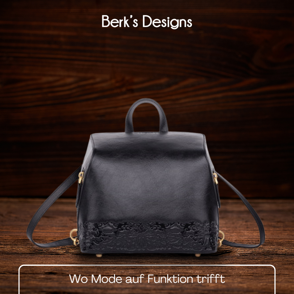 BERK | Premium Lederrucksack im Vintage-Stil