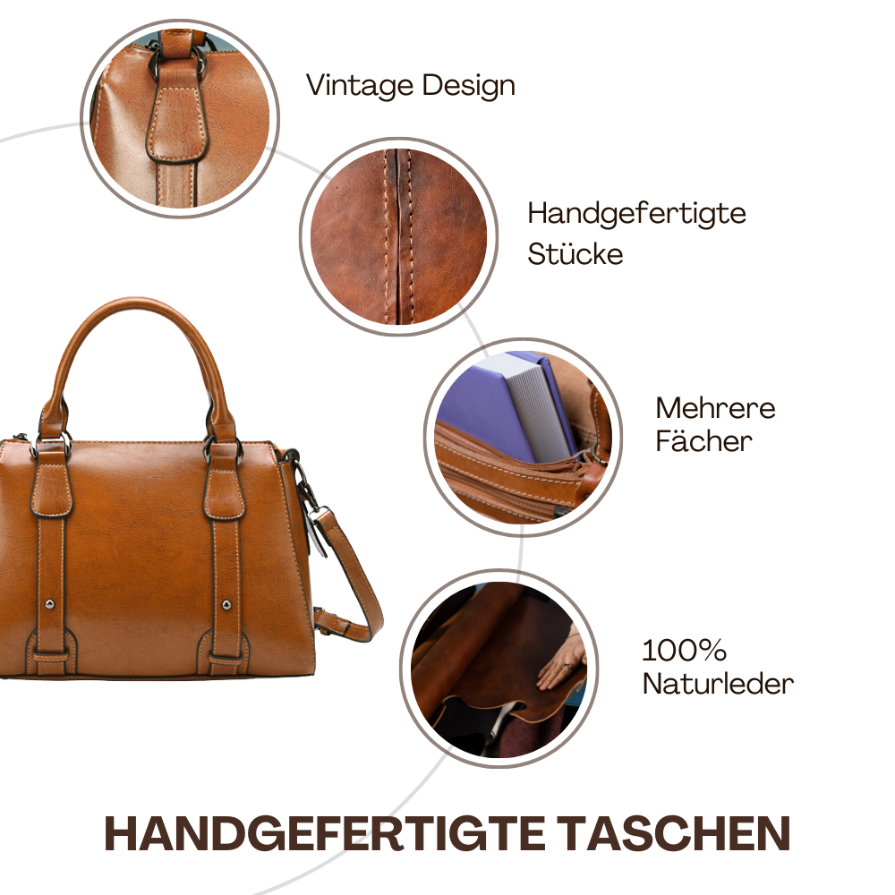 BERK | Zwei-Wege-Tasche aus echtem Leder