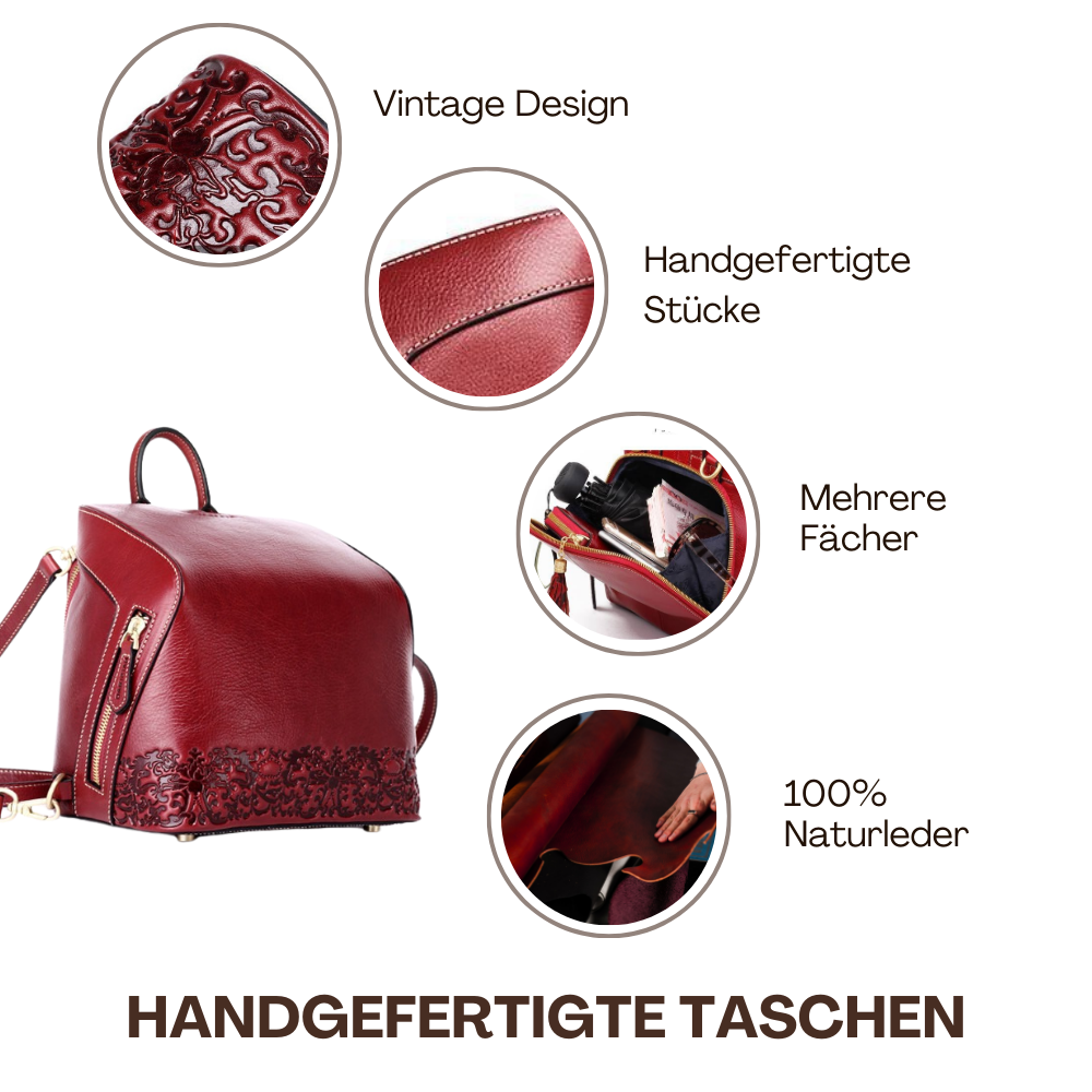 BERK | Premium Lederrucksack im Vintage-Stil