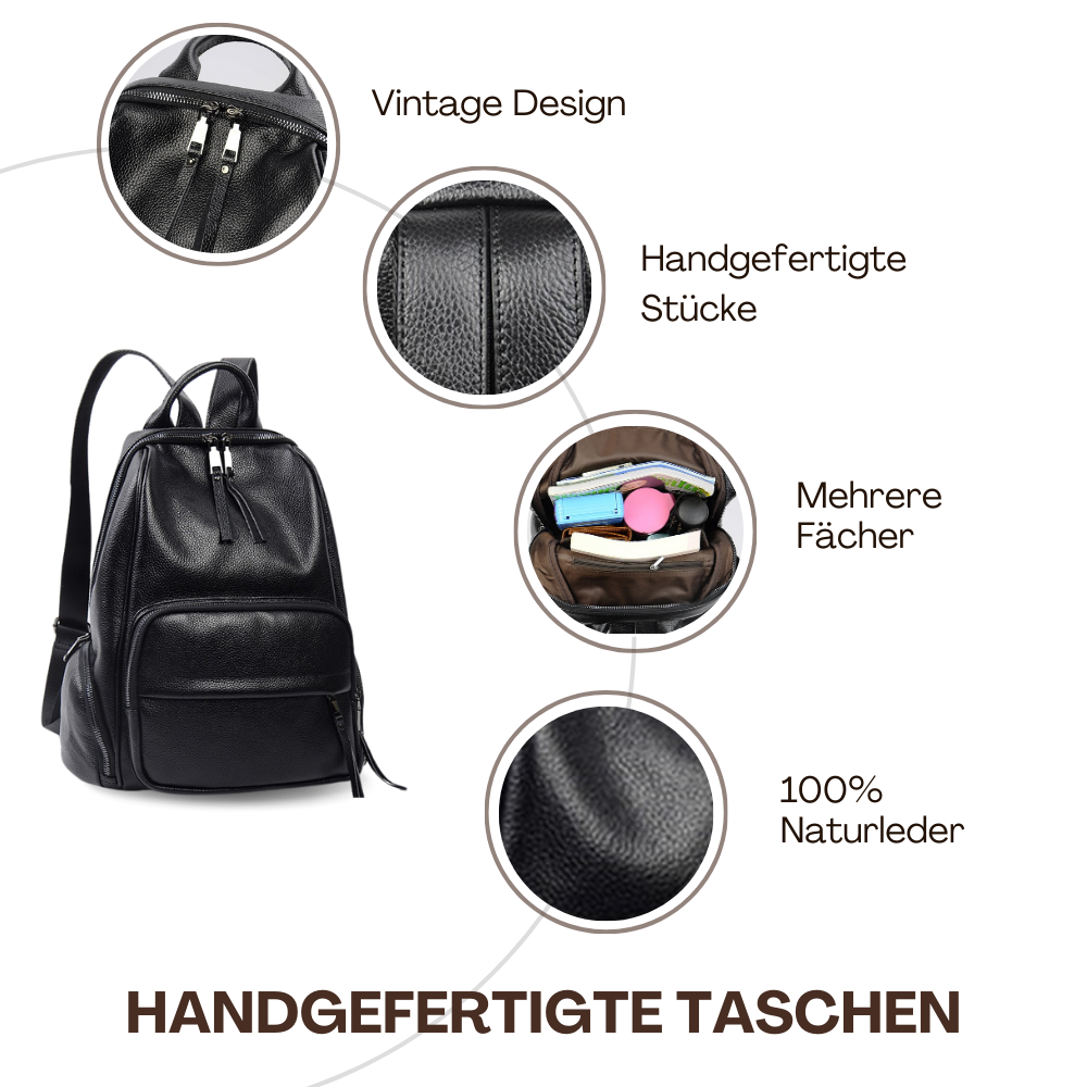 BERK | Weiches Leder Travel Essential Rucksack