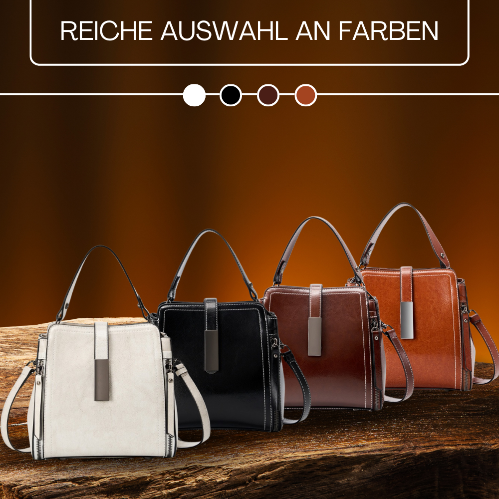 BERK | Retro Handgefertigte Leder-Zwei-Wege-Tasche