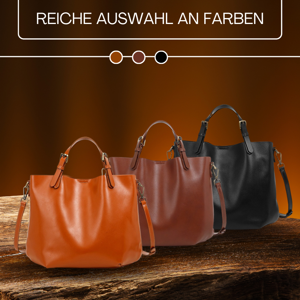 BERK | Vintage Ledertasche mit großer Kapazität