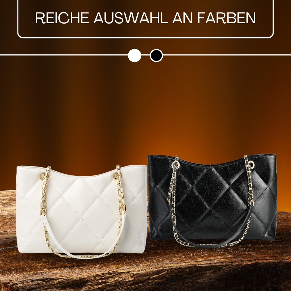 BERK | Diamantgesteppte Tote Bag mit Kettenriemen