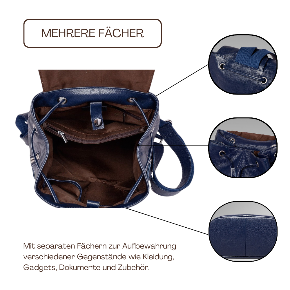 BERK | Einfacher weicher Lederrucksack