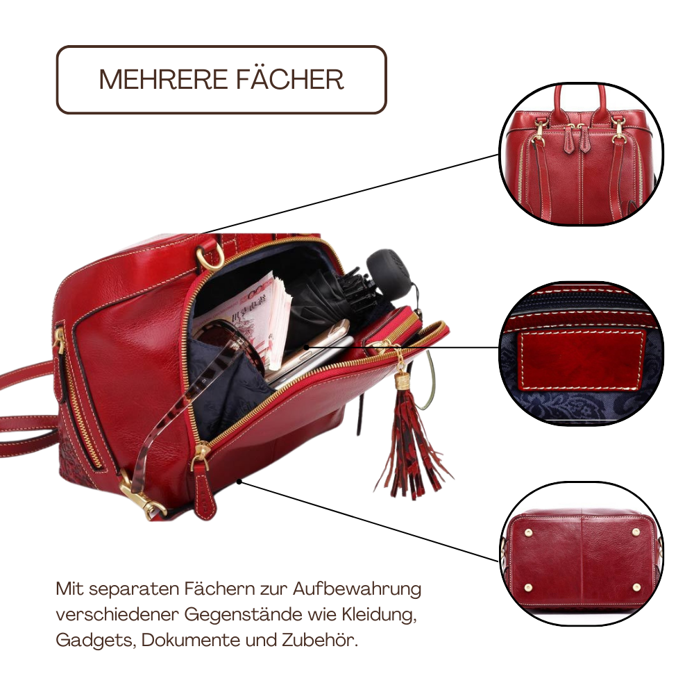 BERK | Premium Lederrucksack im Vintage-Stil