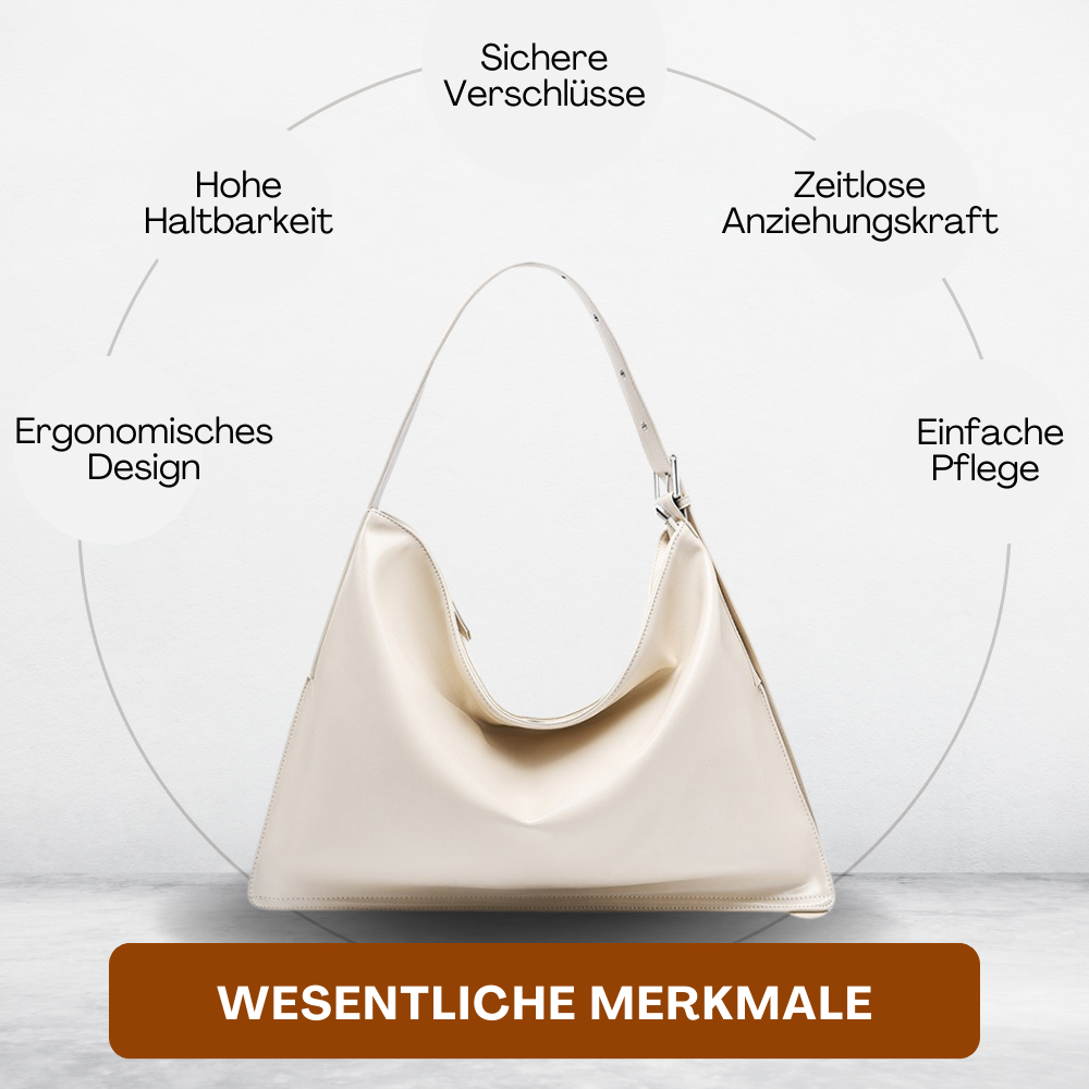 BERK | Klassische Leder Crossbody Umhängetasche