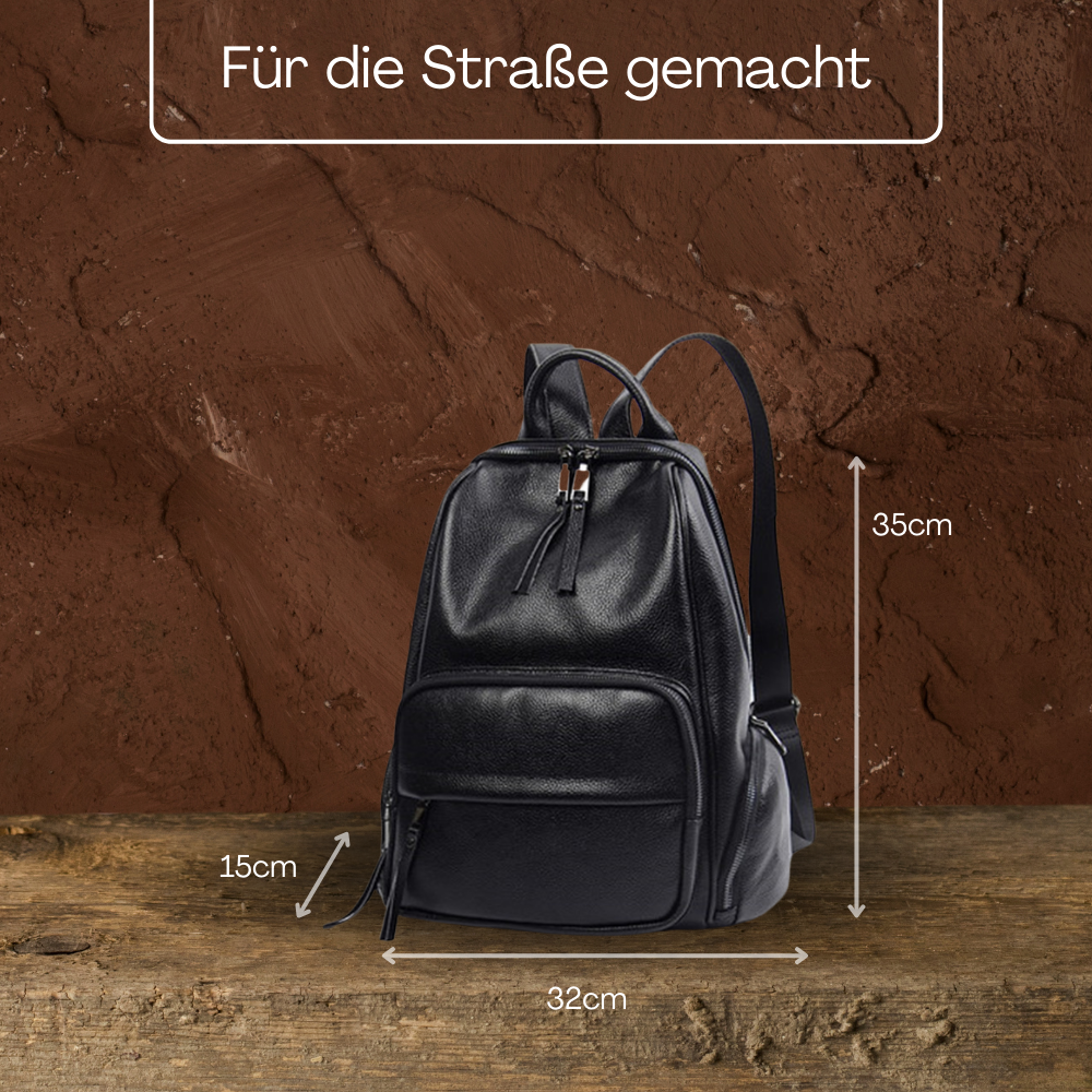 BERK | Weiches Leder Travel Essential Rucksack