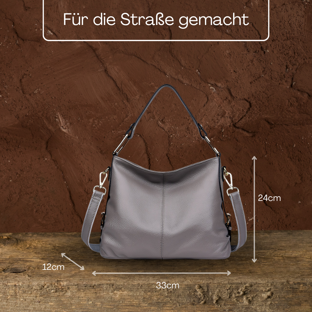 BERK | Echtes Leder Mode Umhängetasche