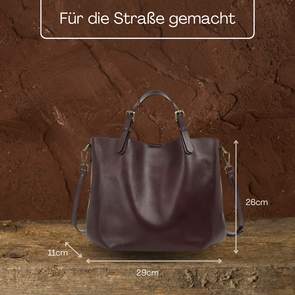 BERK | Vintage Ledertasche mit großer Kapazität