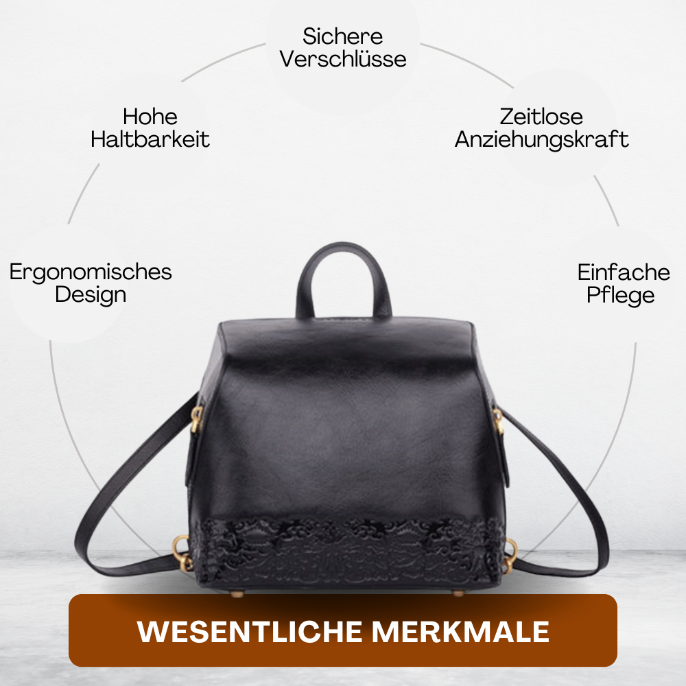 BERK | Premium Lederrucksack im Vintage-Stil