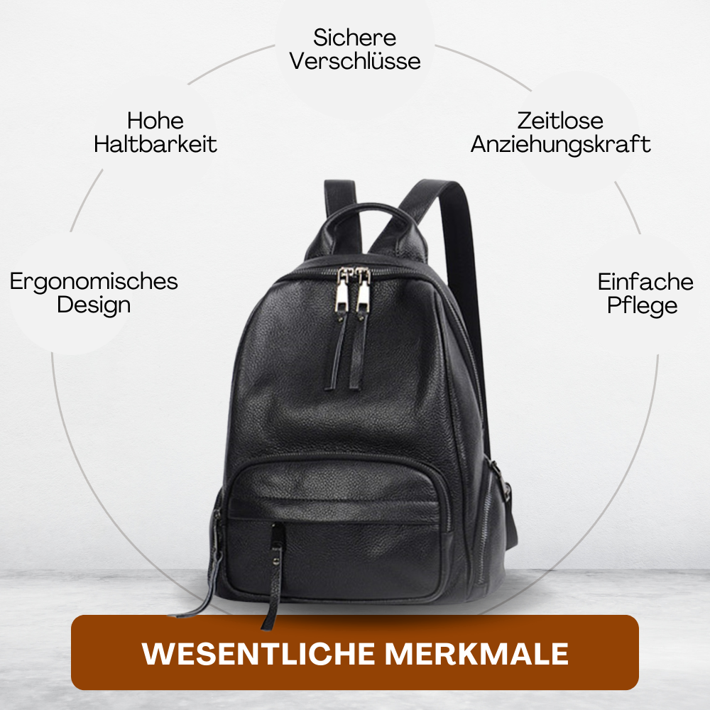 BERK | Weiches Leder Travel Essential Rucksack
