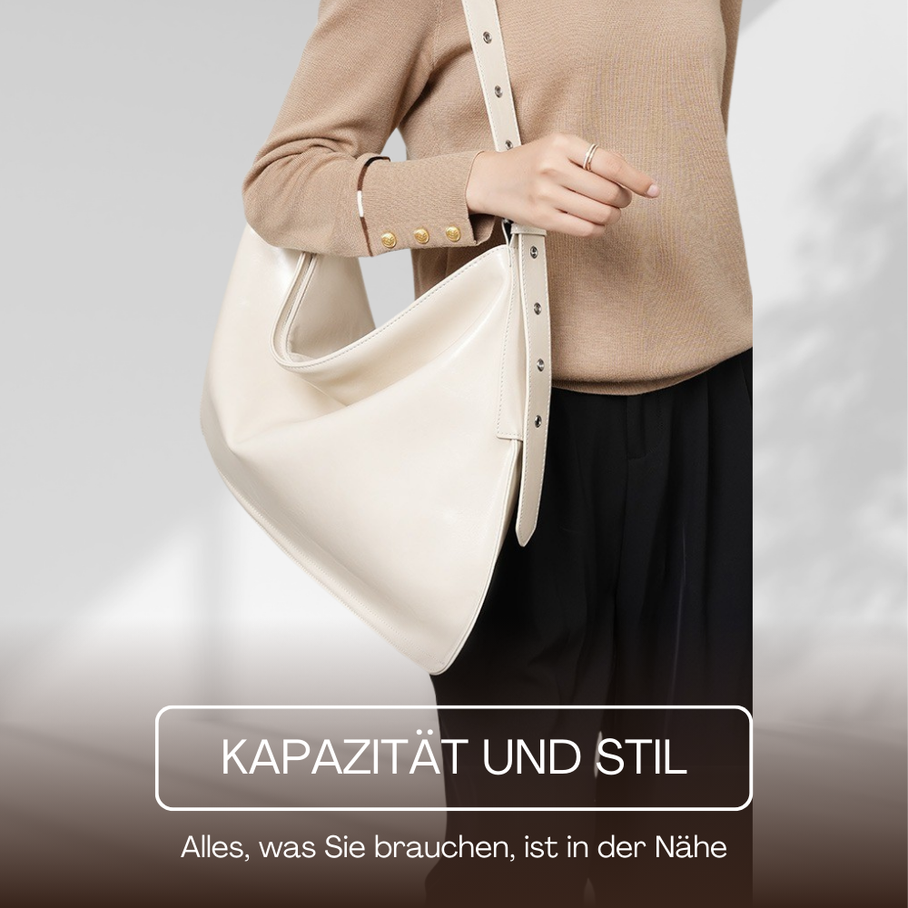 BERK | Klassische Leder Crossbody Umhängetasche