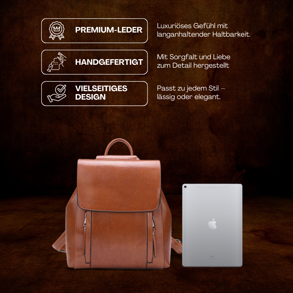 BERK | Weiches Leder Travel Essential Rucksack