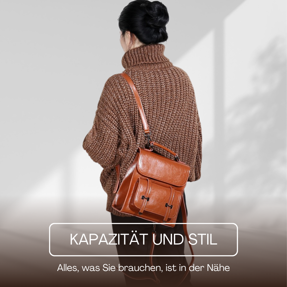 BERK | Hochwertiger Vintage Lederrucksack