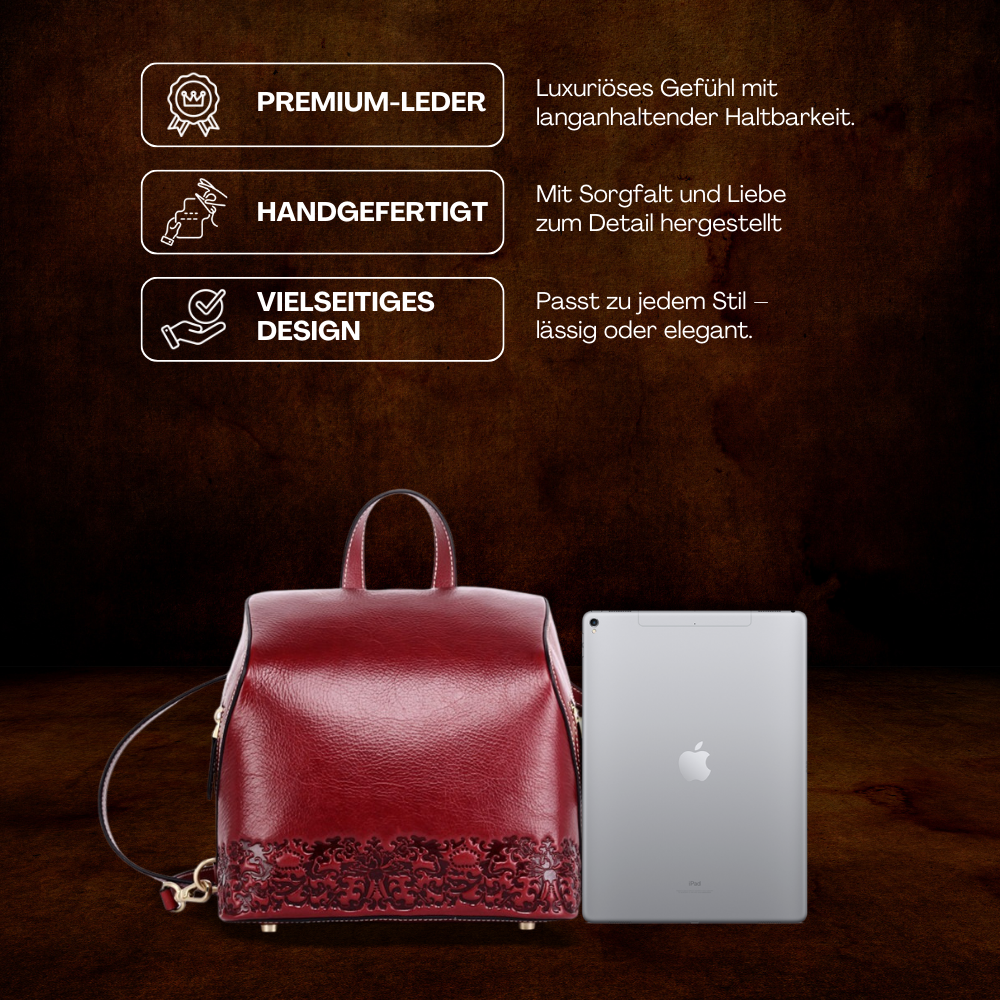 BERK | Premium Lederrucksack im Vintage-Stil