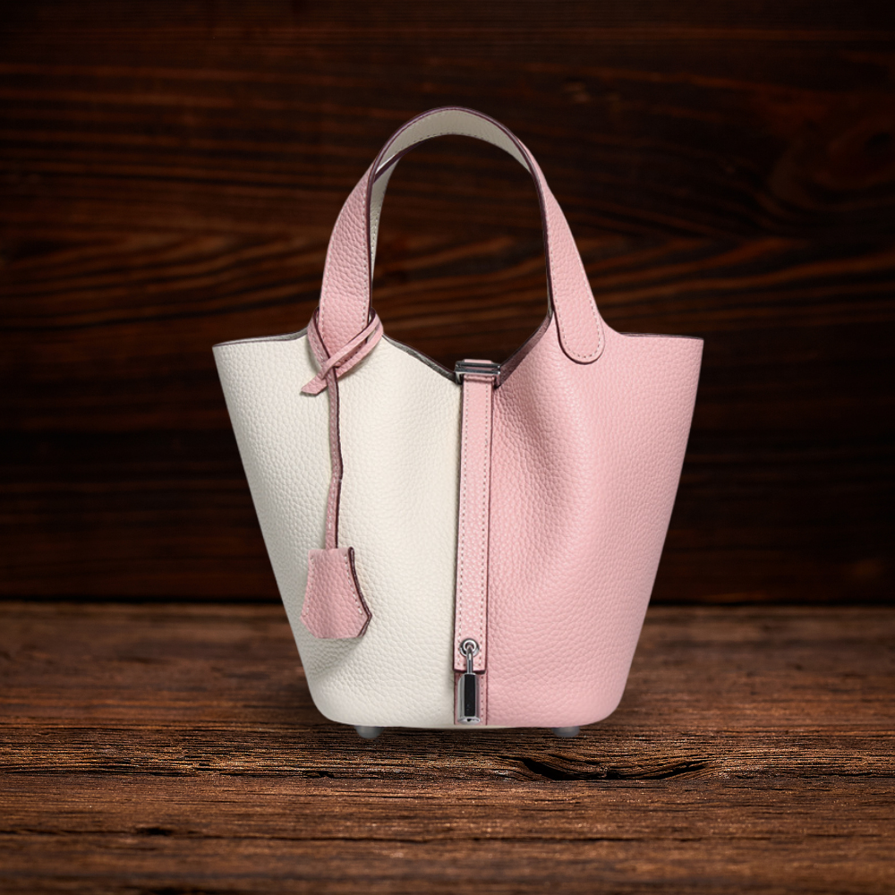 BERK | Duo-Tone Tasche aus echtem Leder