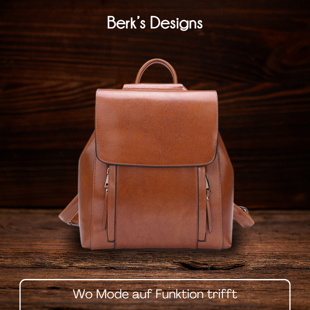 BERK | Weiches Leder Travel Essential Rucksack