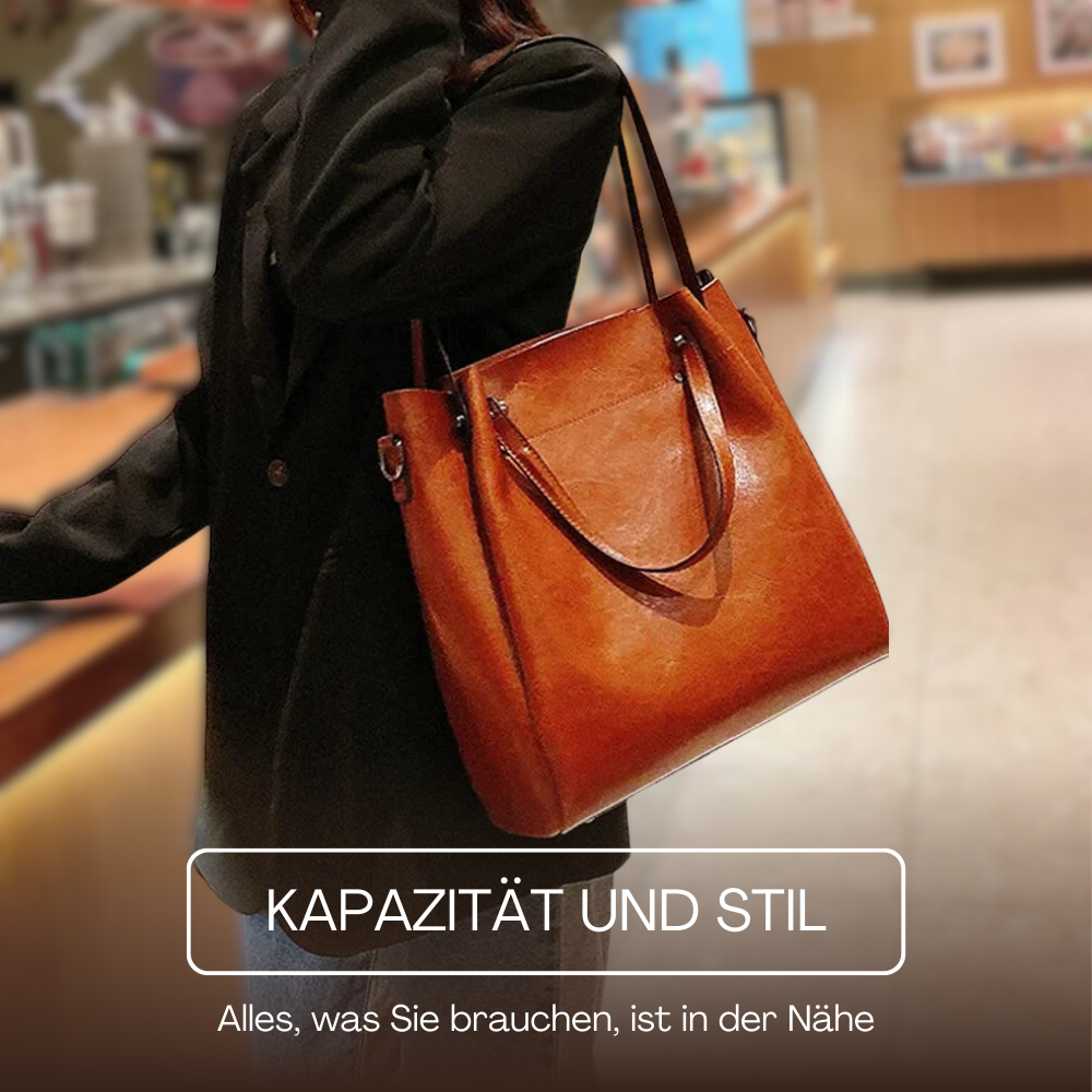 BERK | Elegante Zwei-Wege-Tasche aus echtem Leder