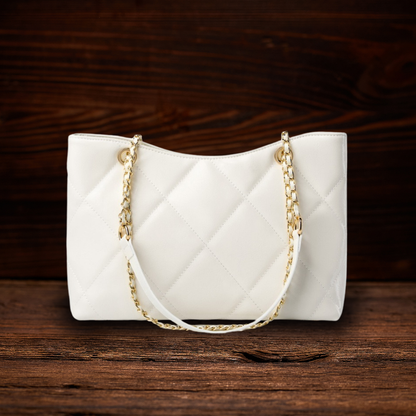 BERK | Diamantgesteppte Tote Bag mit Kettenriemen