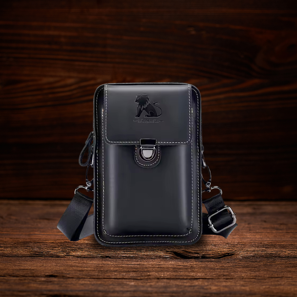 BERK | Mini-Messenger-Lederumhängetasche