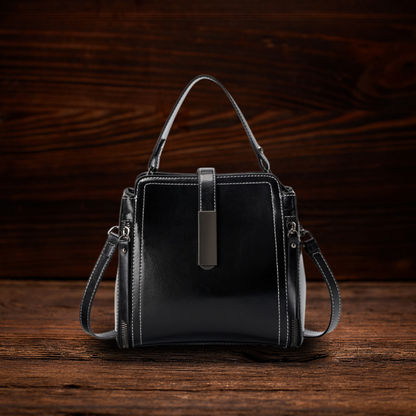 BERK | Retro Handgefertigte Leder-Zwei-Wege-Tasche