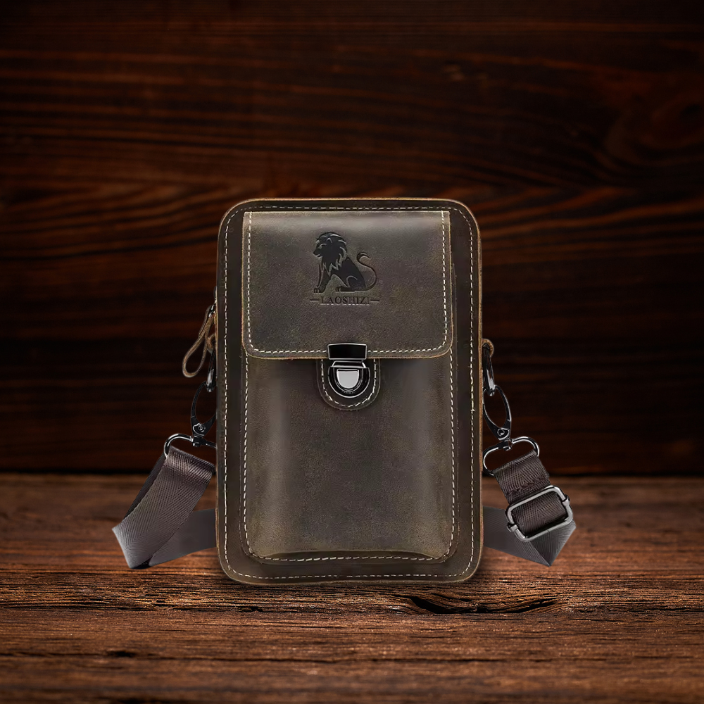 BERK | Mini-Messenger-Lederumhängetasche