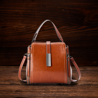BERK | Retro Handgefertigte Leder-Zwei-Wege-Tasche