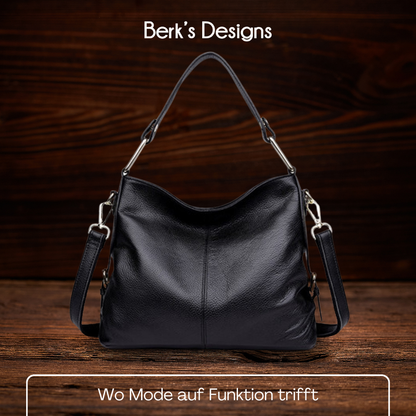 BERK | Echtes Leder Mode Umhängetasche