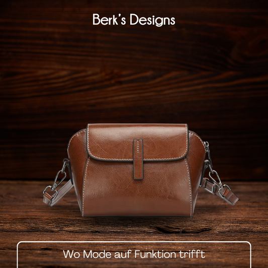 BERK | Umhängetasche aus echtem Leder im Vintage-Stil