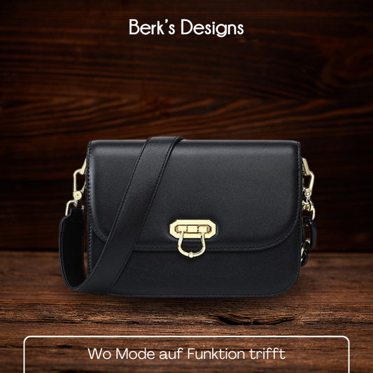 BERK | Kompakte Leder Crossbody Minitasche
