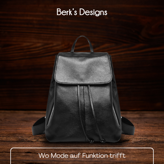 BERK | Einfacher weicher Lederrucksack