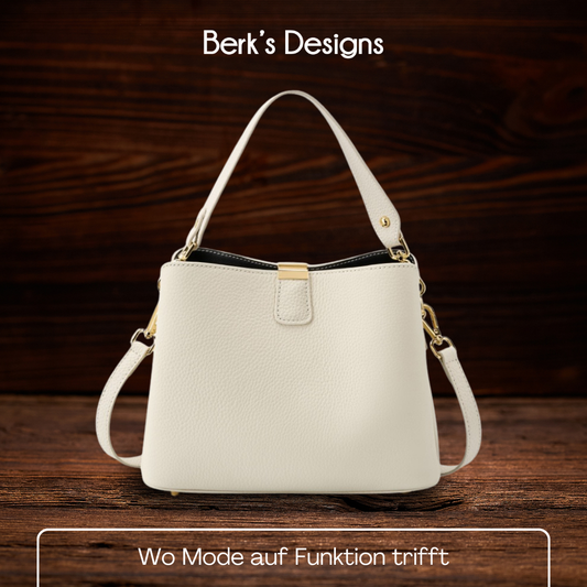 BERK | Lederhandtasche mit abnehmbarem Riemen
