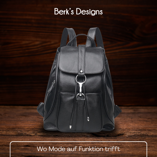 BERK | Schnalle Dekor Kordelzug Design Rucksack