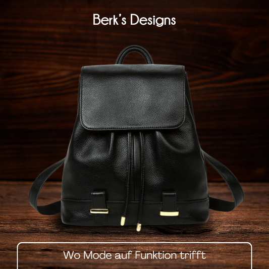 BERK | Moderner Vollnarbenleder-Rucksack