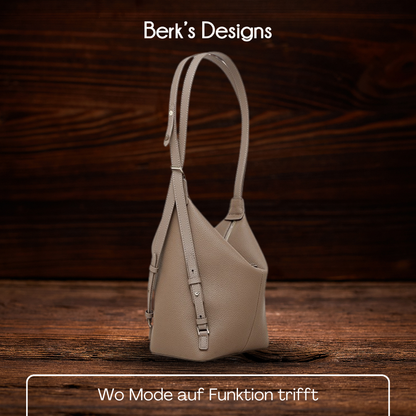 BERK | Convertible Leder Umhängetasche Rucksack