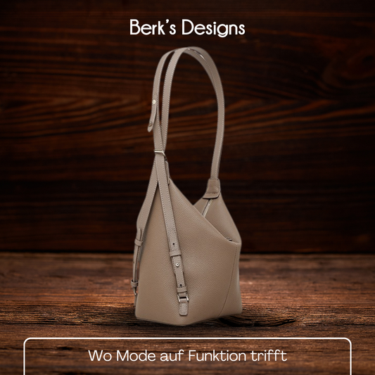 BERK | Convertible Leder Umhängetasche Rucksack