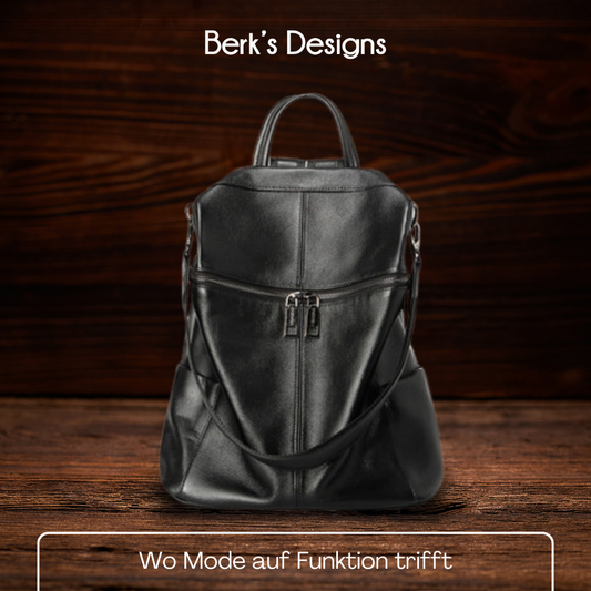 BERK | Klassischer weicher Lederrucksack