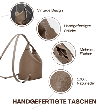 BERK | Convertible Leder Umhängetasche Rucksack