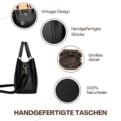 BERK | Elegante Premium Lederhandtasche