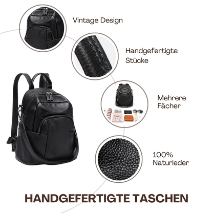 BERK | Vollnarbiger Rucksack aus weichem Leder