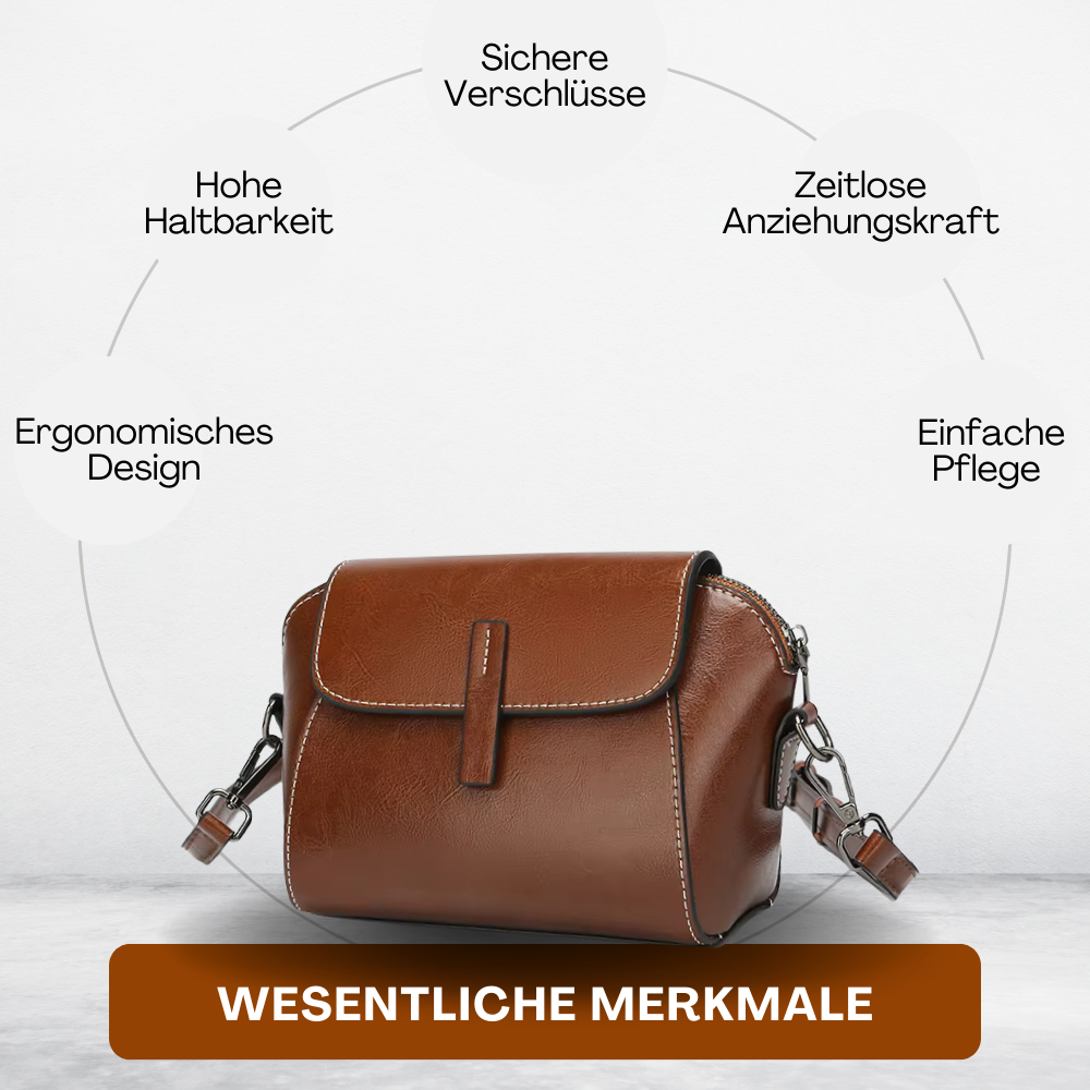 BERK | Umhängetasche aus echtem Leder im Vintage-Stil