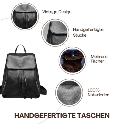 BERK | Einfacher weicher Lederrucksack