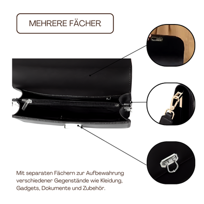 BERK | Kompakte Leder Crossbody Minitasche
