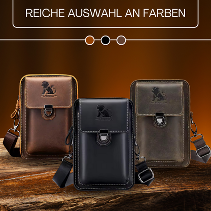 BERK | Mini-Messenger-Lederumhängetasche