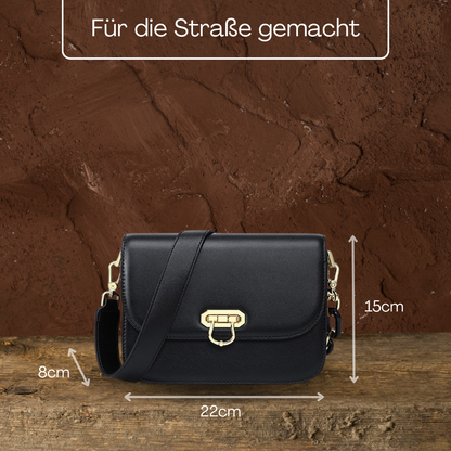 BERK | Kompakte Leder Crossbody Minitasche